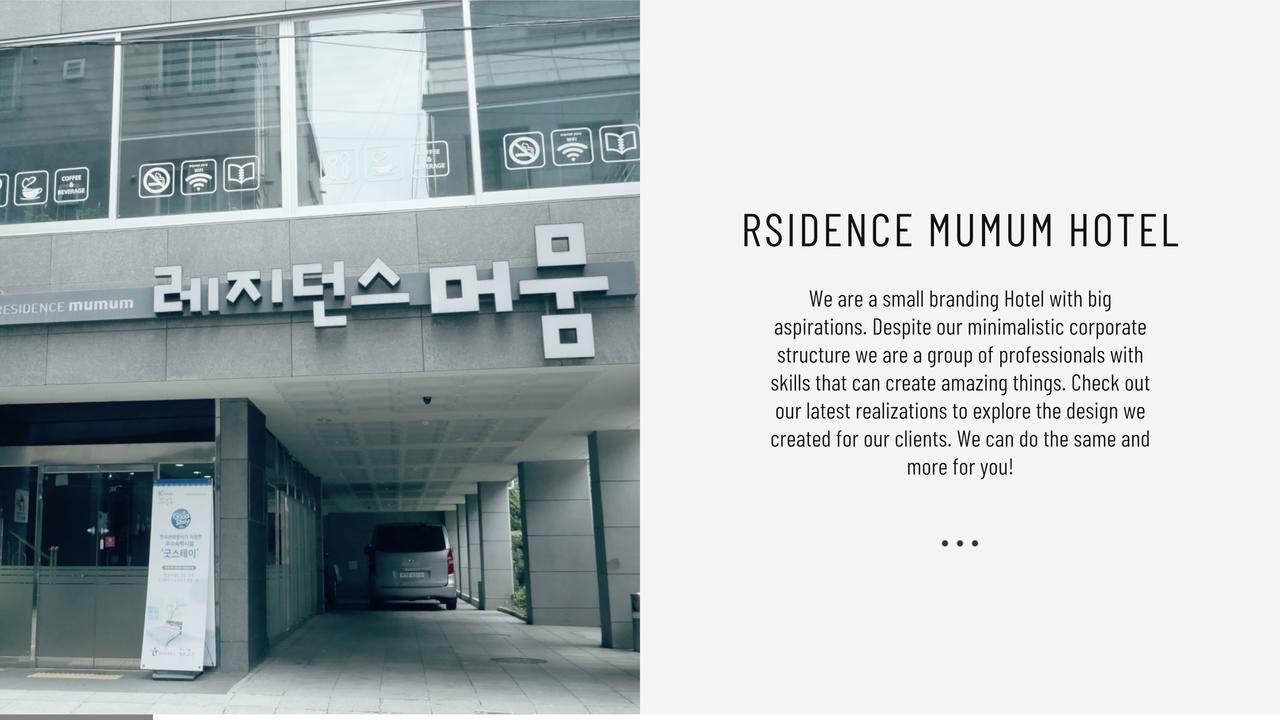 Residence Mumum Hotel Puszan Kültér fotó
